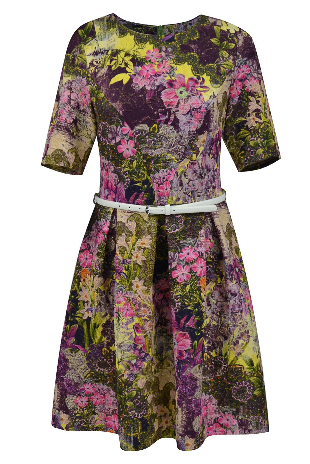 Нарядное платье 1185АН, Фиол-зеленый #254ФЗ051185АН