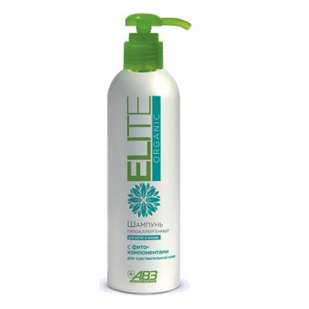 Elite Organic Шампунь для кошек и котят, 270 мл.