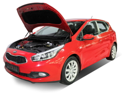 Упоры капота АвтоУпор для Kia Ceed II 2012-2018, 2 шт., UKICEE012