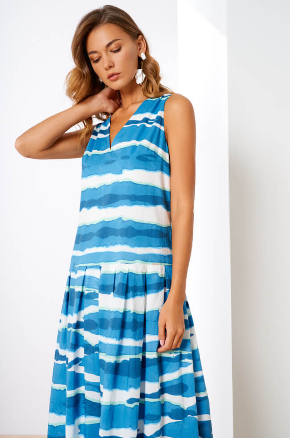 51271 Платье женское (т.синий)