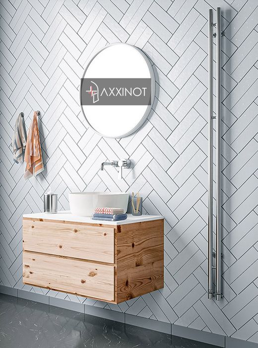 Axxinot Ture 2 - узкий водяной дизайн полотенцесушитель из нержавеющей стали