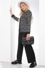 Костюм "Мгновение весны" (черно-белый) К8472 LT Collection (Акция)