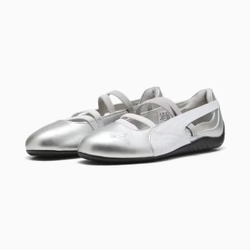 PUMA Женские кроссовки-балетки Speedcat Ballet Metallic, серебряный