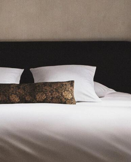 ZARA HOME Сатиновый пододеяльник (1000 нитей на дюйм), белый