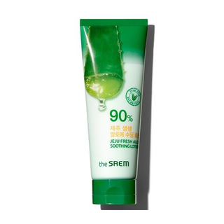 Лосьон для тела с алоэ  THE SAEM Jeju Fresh Aloe Soothing Lotion 90% 250мл