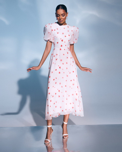 Платье Sabrina flower red