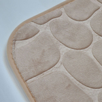 Коврик для ванной Камни 50*80см (кремовый)