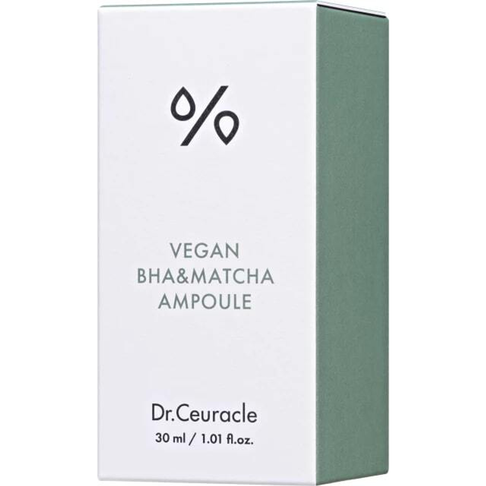 Dr. Ceuracle Веганская ампула с салициловой кислотой и матчей Vegan BHA Matcha Ampoule 30 мл