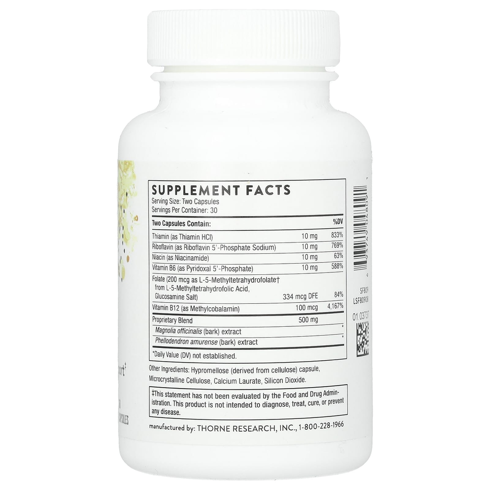 Thorne, средство для поддержки аппетита и стресса, 60 капсул