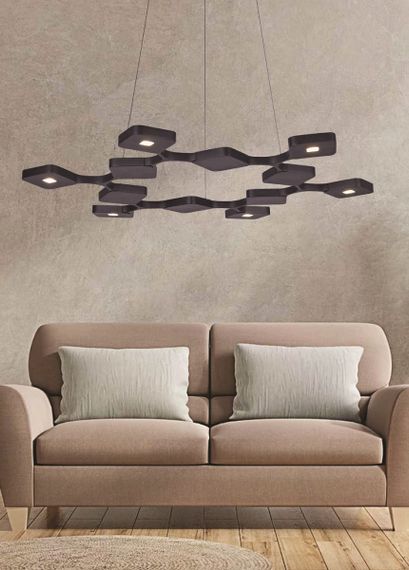 Подвесной светодиодный светильник Romatti Cullinan Favo L11137E