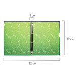 Папка-портфолио школьника/дошкольника "ШКОЛЬНАЯ ИСТОРИЯ", 4 кольца, обложка твёрдая матовая, BRAUBERG, 115241