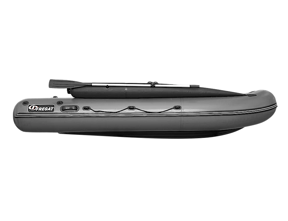 Лодка ПВХ Фрегат 430Air F НДНД Лик-Трос с Фальшбортом Серая