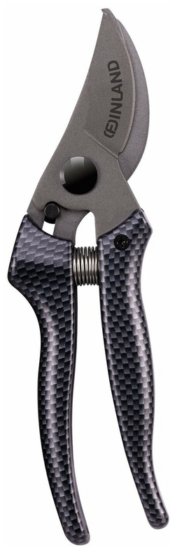 Секатор плоскостной карбон FINLAND 1719 Лезвие CARBON STEEL, диаметр реза 18 мм, для деревьев, кустарников и цветов