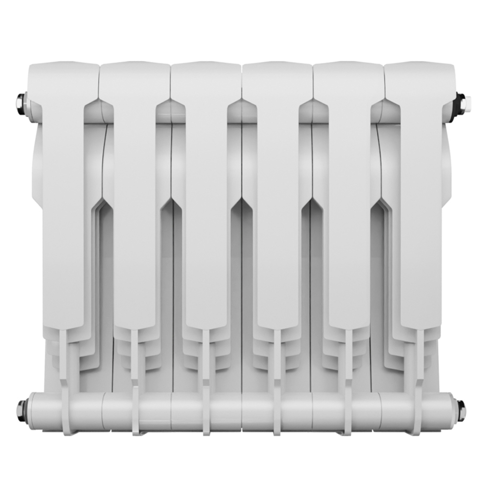 Радиатор биметаллический белый BiLiner 350 Bianco 6 секции