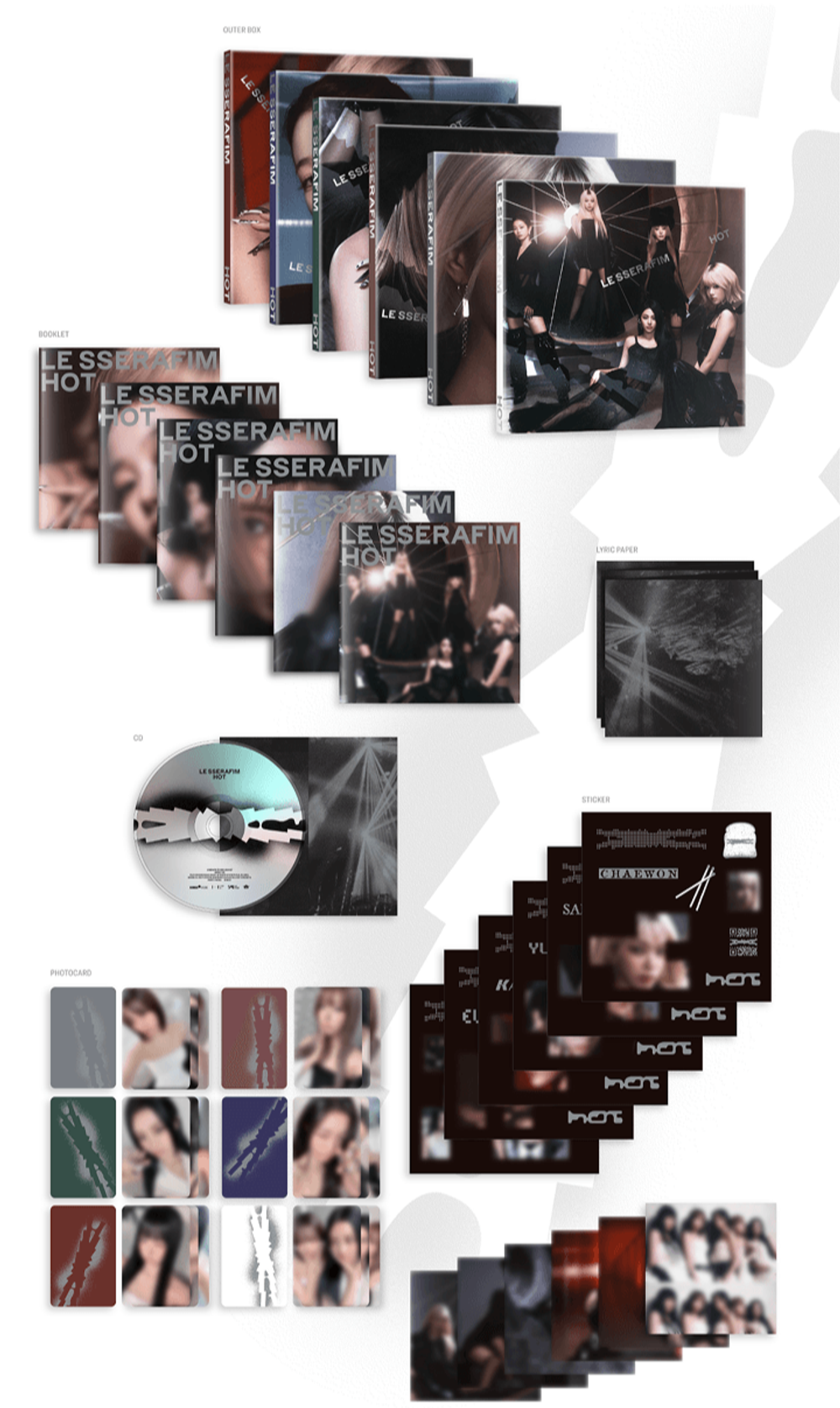 Альбом LE SSERAFIM - 5th Mini Album [HOT] (COMPACT ver.)