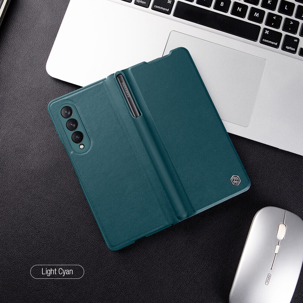 Кожаный чехол-книжка Nillkin Leather Qin для Samsung Galaxy Z Fold 3
