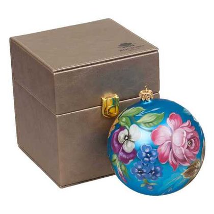 Christmas ball 115 mm in a leather case SH11112022027