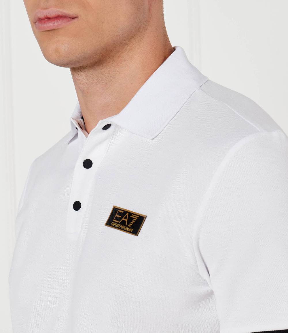 Поло EA7 - белый(7M000022 AF10342)