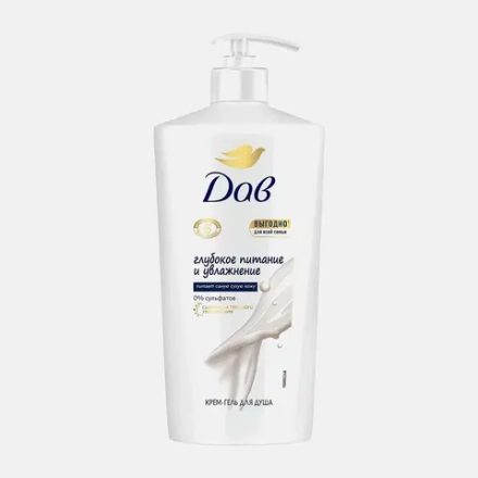 Крем-гель для душа Дав Для всей семьи Глубокое питание и увлажнение 610мл