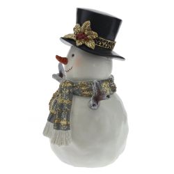 GAEM Фигурка декоративная "Снеговик", L13 W8,5 H15,5 см