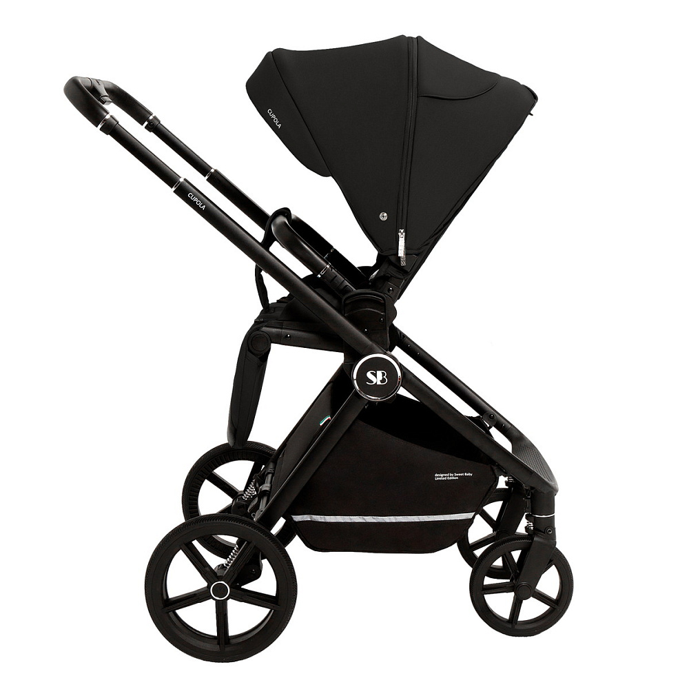 Коляска 3 в 1 Sweet Baby Cupola New + автокресло Premier Black Moon Black