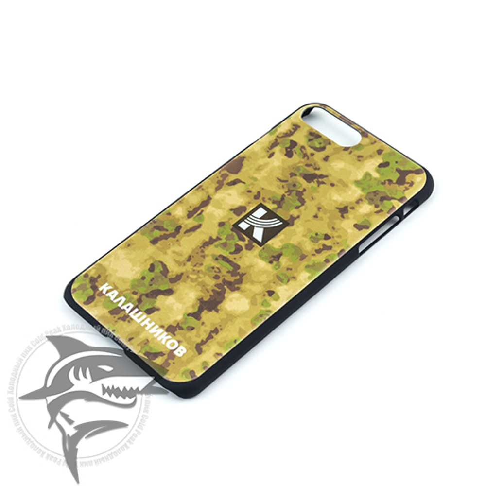 Чехол для телефона iPhone X с логотипом К (камуфляж)