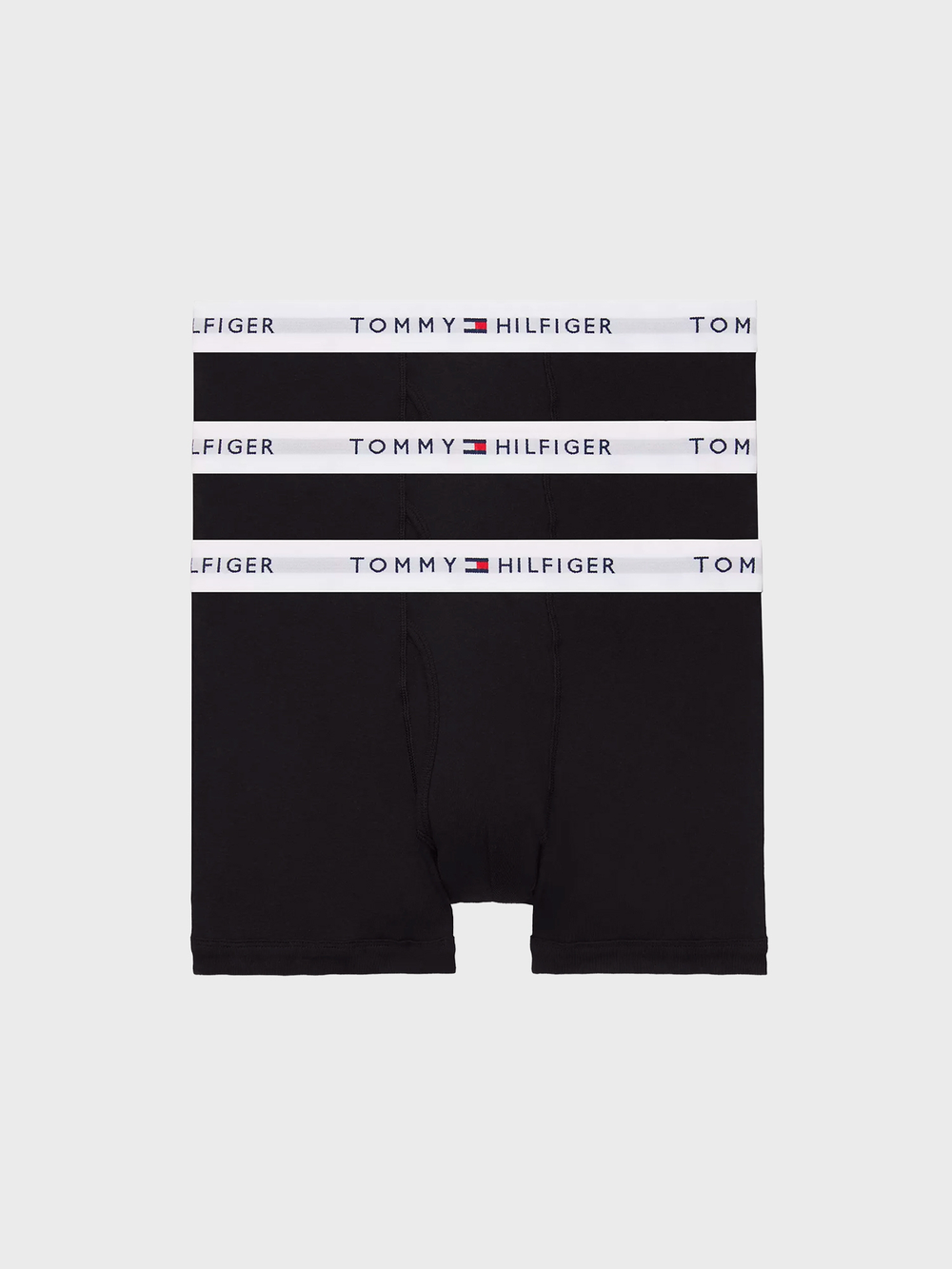 Трусы боксеры-транки Tommy Hilfiger Cotton Classics 3-Pack Black