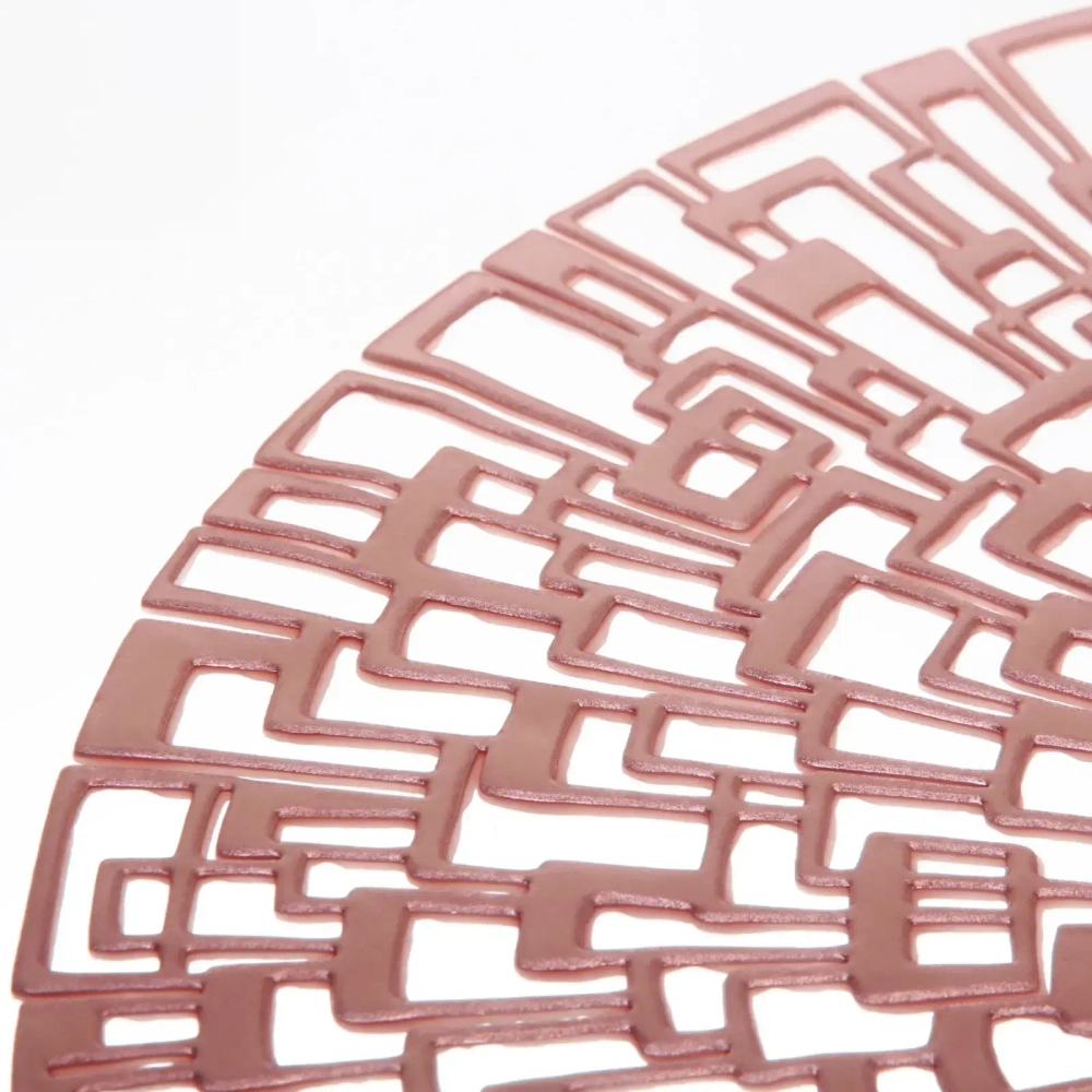 Салфетка на стол 38см «Эклектика» розовое золото