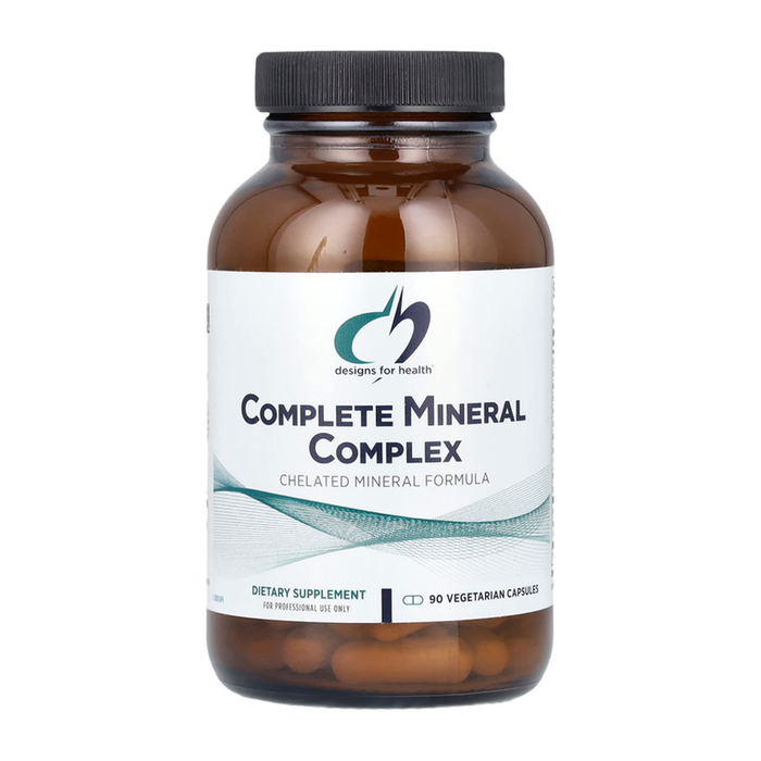 Полный минеральный комплекс, Complete Mineral Complex, Designs for Health, 90 вегетарианских капсул