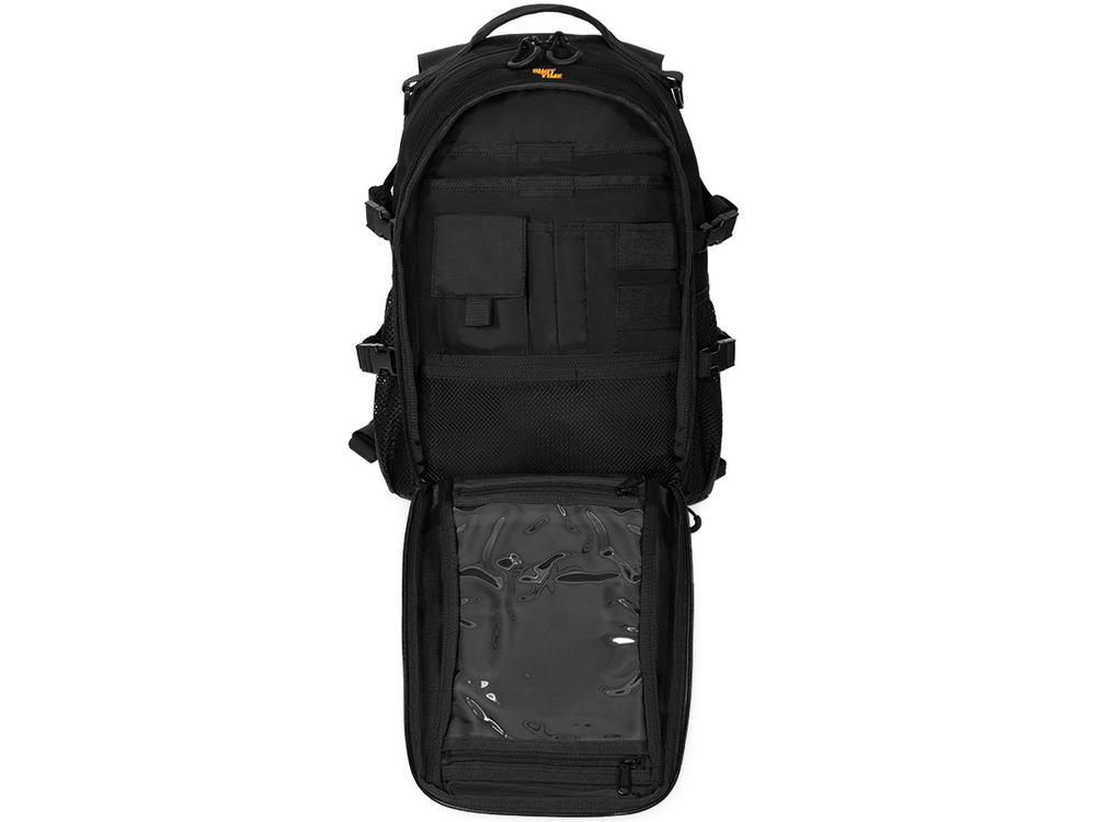 Рюкзак ShotTime тактический Tactical 20л, кордура 1000D, MOLLE, чёрный, ST-BP-222 03-BK