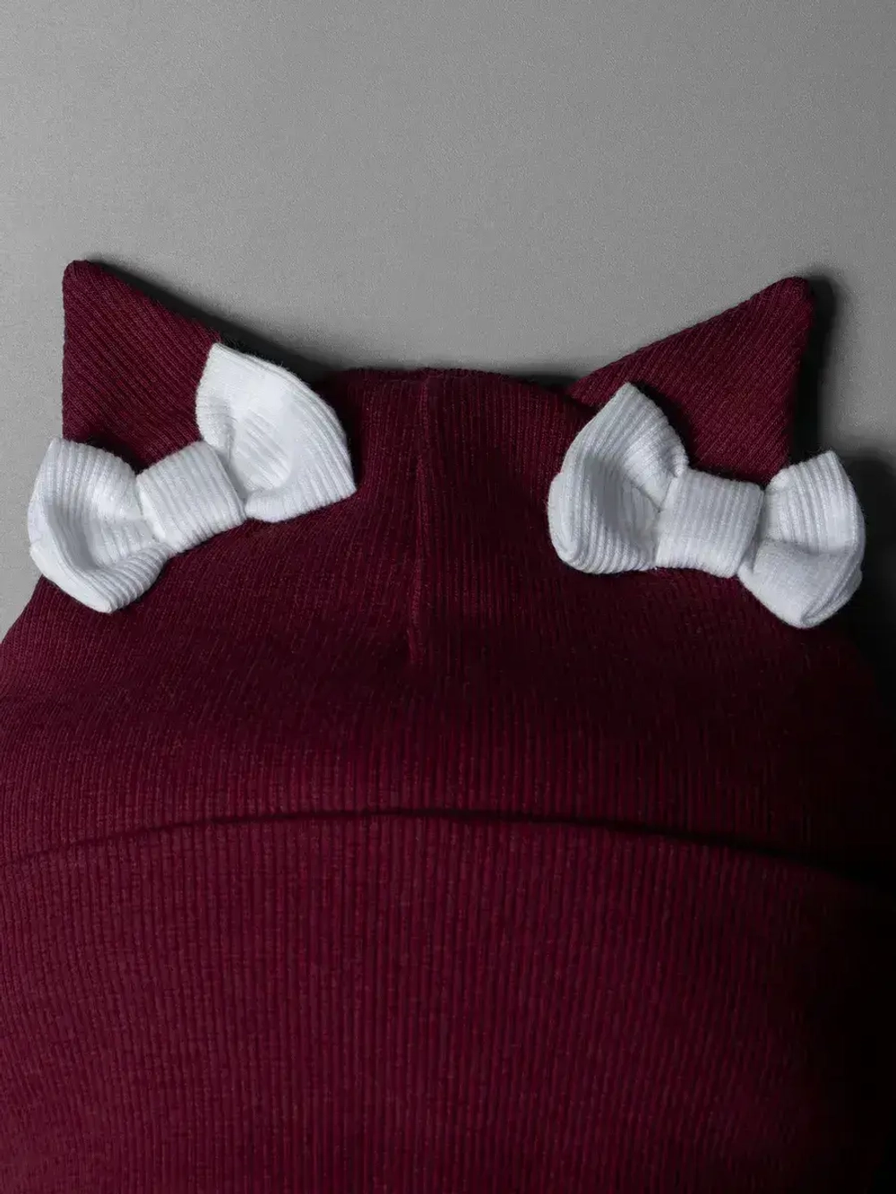 Шапка детская осенняя с ушками