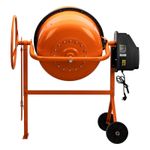 Бетоносмеситель БСЕ-200П, 200 л, 1000 Вт, полиамидный венец, Сибртех, 95510