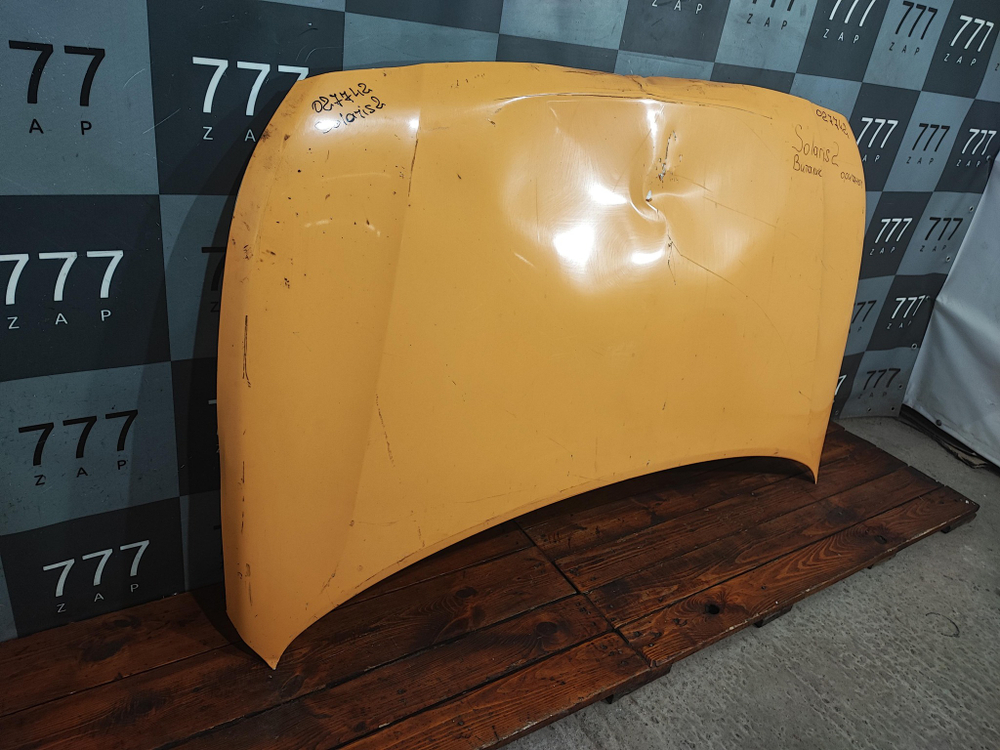 Капот Hyundai Solaris 2 (HCR) 17-нв Б/У Оригинал 66400H5000