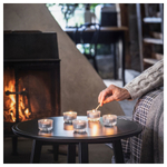 Набор ароматических свечей IKEA ENSTAKA (ЭНСТАКА), Костер, Серый, 3,5 часа, 30 шт