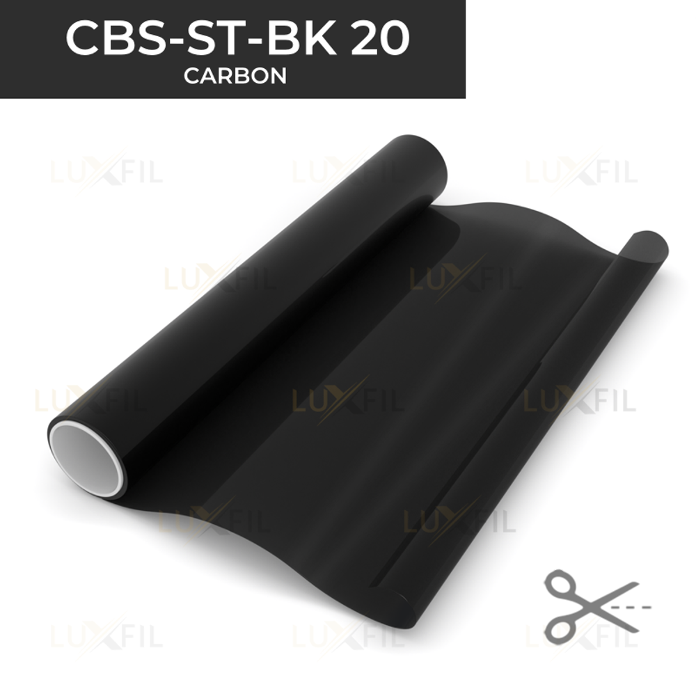 Пленка тонировочная CBS-ST-BK 20 Carbon LUXFIL, на отрез (ширина рулона 1,524 м.)