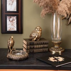 Пепельница Соколиная охота Бронза