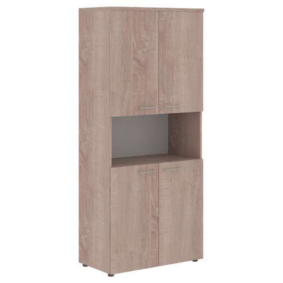 Шкаф с 2-мя комплектами глухих малых дверей и топом XHC 85.4  856х432х1955 XTEN