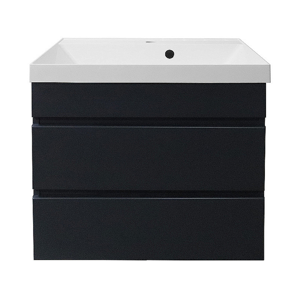 Тумба с раковиной Azario Эстима 60/2 CS00094587 графит