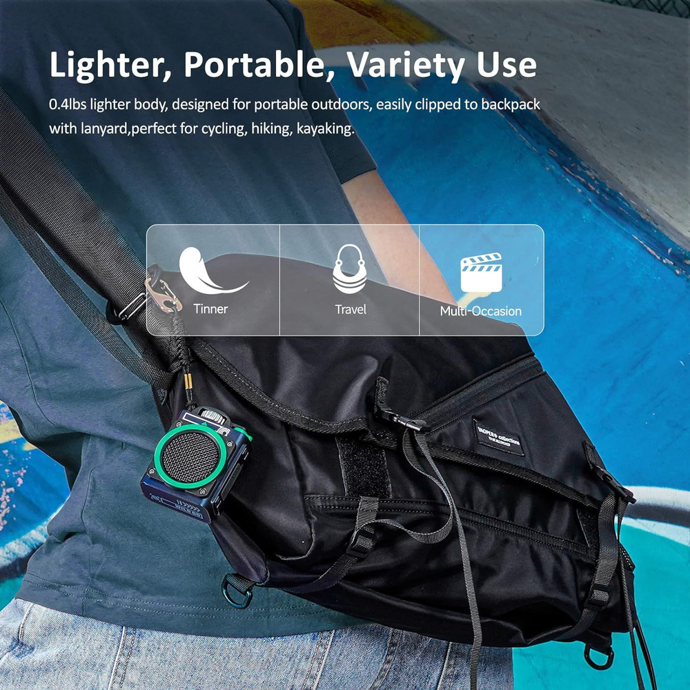 Беспроводная колонка Muzen Sticker красная