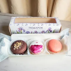 Макаруны «Ассорти» натуральные / 3 шт