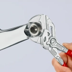 Клещи переставные-гаечный ключ хромированные 180 мм Knipex 86 03 180 SB