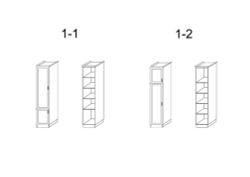 Шкаф Варна 1-но створчатый