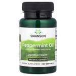 Swanson, масло перечной мяты, розмарина и чабреца, 100 капсул