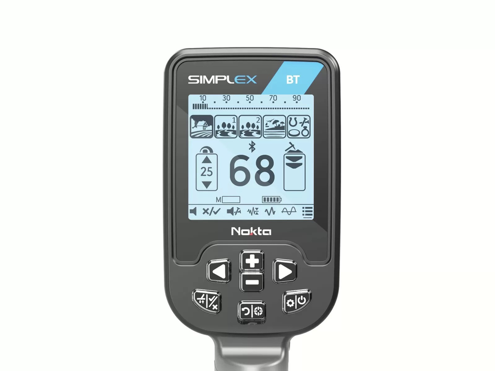Металлоискатель Nokta Simplex BT с пинпоинтером Nokta AccuPoint