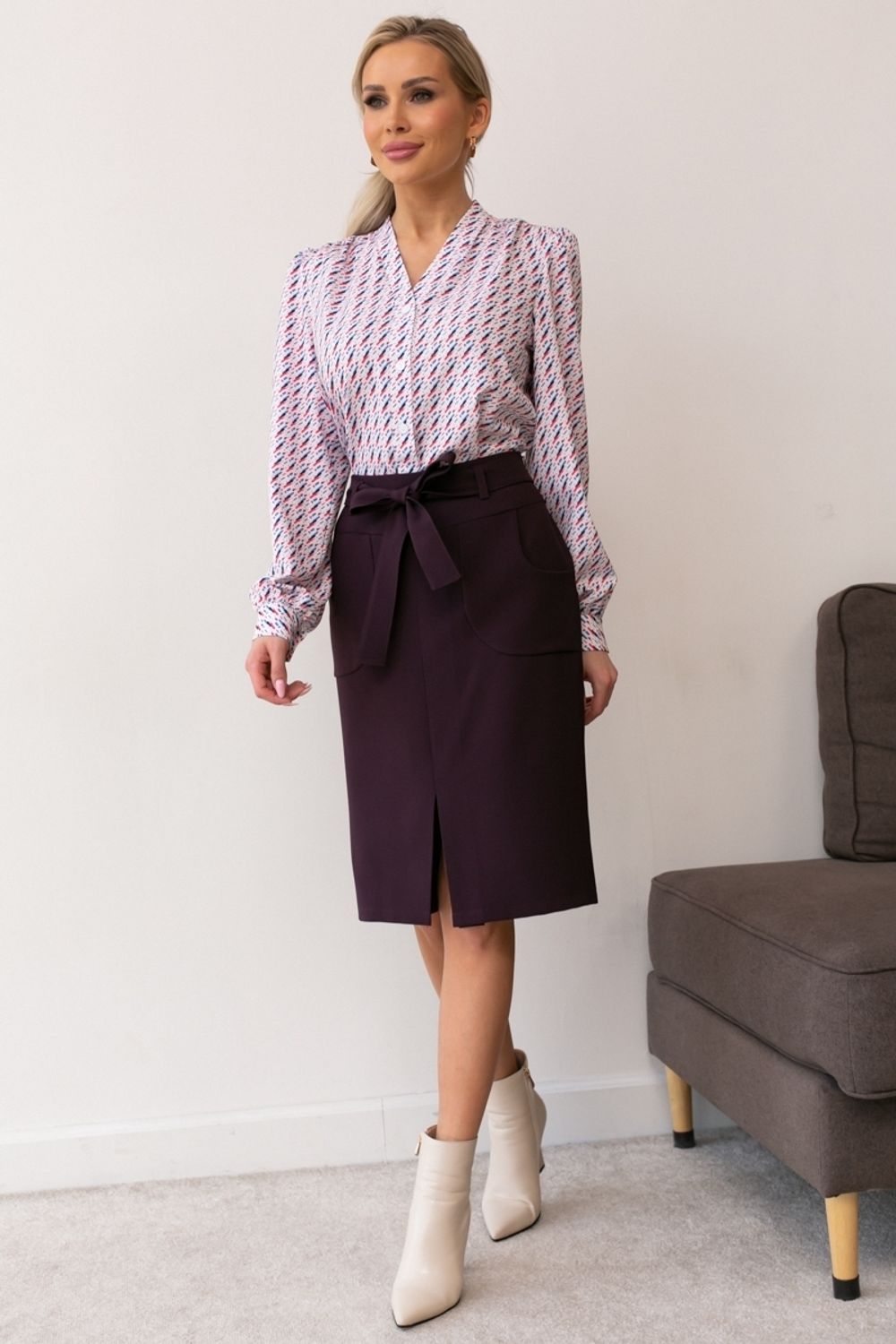 Юбка Карандаш с карманами №9 Valentina (Акция)