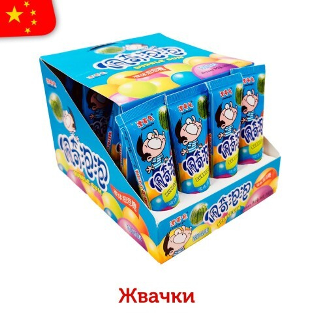 Жевательная резинка Bubble Gum 18 гр арбуз тюбик