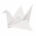 Бумага для оригами и аппликаций 21х21 см, 200 листов, белая, ОСТРОВ СОКРОВИЩ, 666176