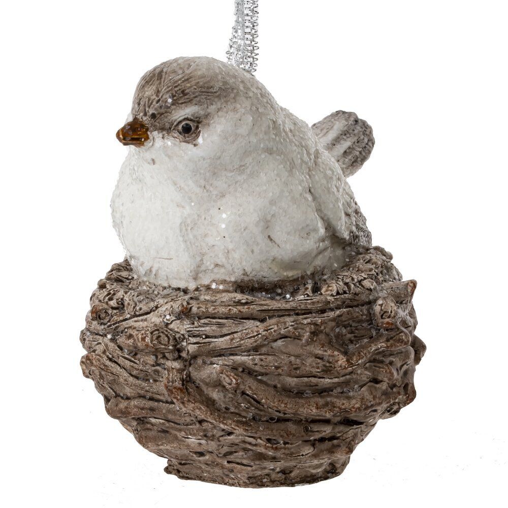 GAEM Украшение новогоднее "Птичка в гнезде", L7 W9 H9 см