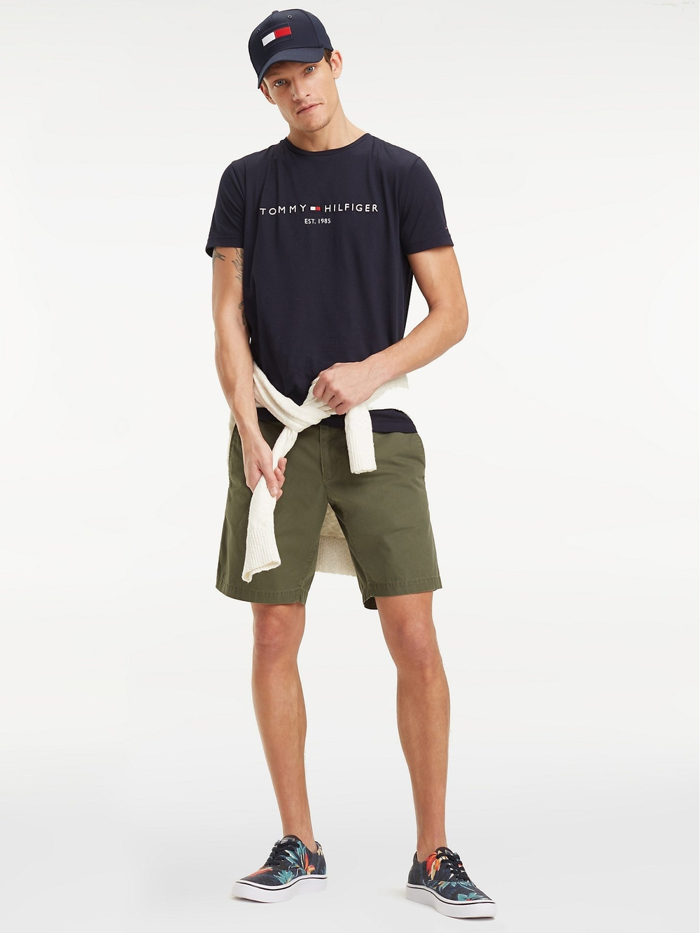 Футболка Tommy Hilfiger Organic Cotton Tommy Logo Sky Captain