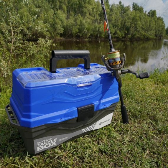 Ящик для снастей NISUS Tackle Box трехполочный синий (N-TB-3-B)